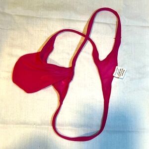NWOT Red men’s thong ( sheer and soft )